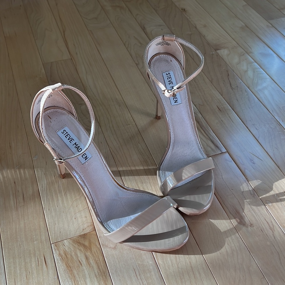 Steve Madden Stecy Nude Stiletto Size 8.5 Like New